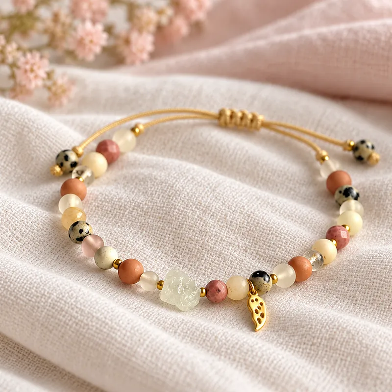 bransoletka little wing na materiale