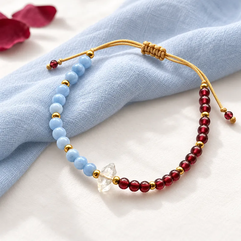 Bransoletka Blue&Bordo — zdjęcie 3